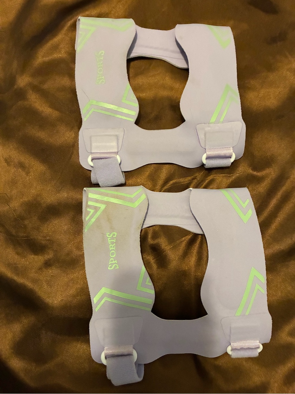 women’s lavender knee brace set of two